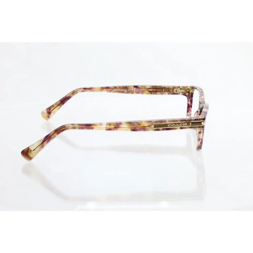 Coach HC 6065 5287 (Confetti Light Brown) 49-17-135 Eyeglasses FRAMES ONLY -GOOD